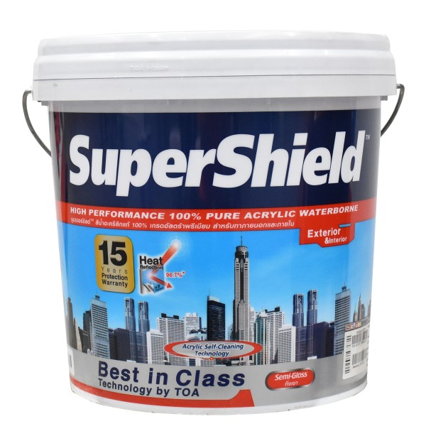 TOA สีน้ำภายนอก กึ่งเงา เบสA SUPER SHIELD (2.5กล)