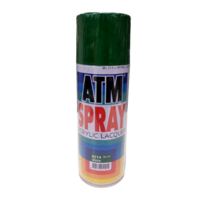 ATM สีสเปรย์ #214 เขียว (12/ลัง) ATM สีสเปรย์ #214 เขียว (12/ลัง) - ดำรงค์โฮมพลัส