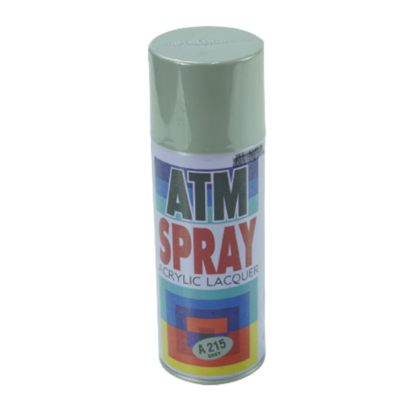 ATM สีสเปรย์ #215 เทา (12/ลัง) ATM สีสเปรย์ #215 เทา (12/ลัง) - ดำรงค์โฮมพลัส