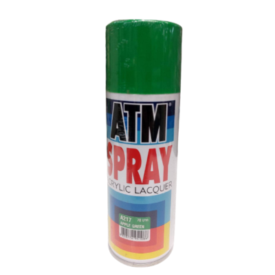 ATM สีสเปรย์ #217 เขียวอ่อน (12/ลัง) ATM สีสเปรย์ #217 เขียวอ่อน (12/ลัง) - ดำรงค์โฮมพลัส