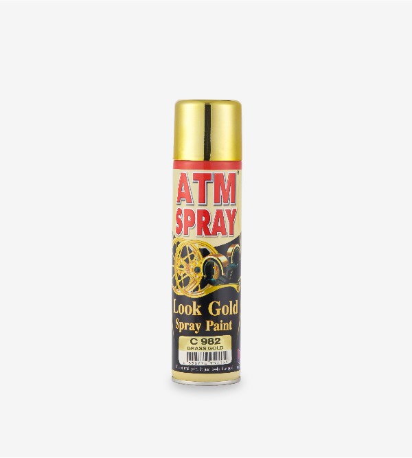 ** ATM สีสเปรย์ BRASS GOLD C-982 226g. (12/ลัง) ** ATM สีสเปรย์ BRASS GOLD C-982 226g. (12/ลัง) - ดำรงค์โฮมพลัส