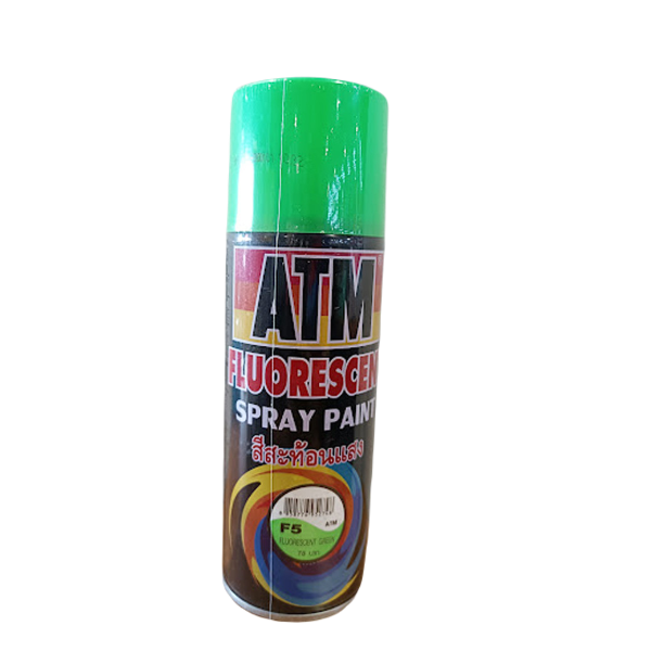 ATM สีสเปรย์ F5 เขียวสะท้อนแสง (12/ลัง) ATM สีสเปรย์ F5 เขียวสะท้อนแสง (12/ลัง) - ดำรงค์โฮมพลัส