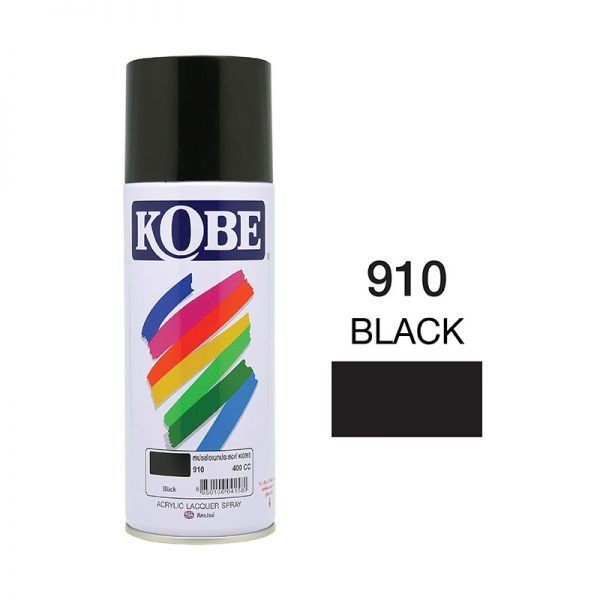 KOBE สีสเปรย์ #910 (ดำเงา) KOBE สีสเปรย์ #910 (ดำเงา) - ดำรงค์โฮมพลัส