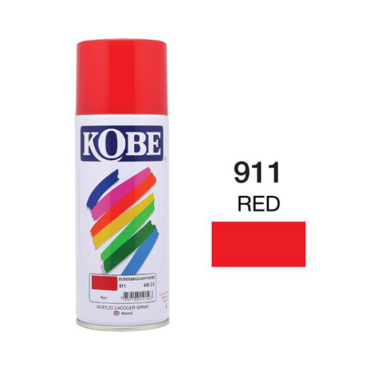 KOBE สีสเปรย์ #911(แดง) KOBE สีสเปรย์ #911(แดง) - ดำรงค์โฮมพลัส