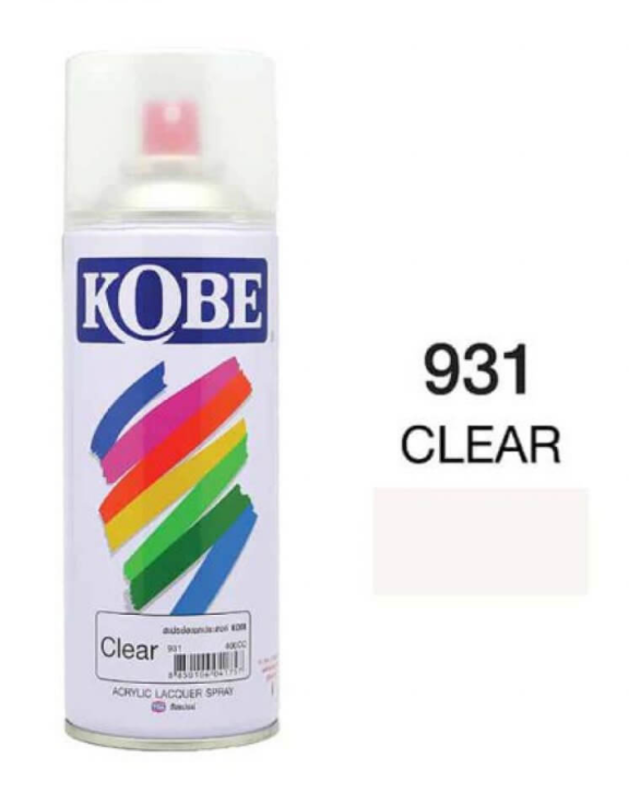KOBE สีสเปรย์ #931 (เคลียร์) แล็คเกอร์ใส KOBE สีสเปรย์ #931 (เคลียร์) แล็คเกอร์ใส - ดำรงค์โฮมพลัส