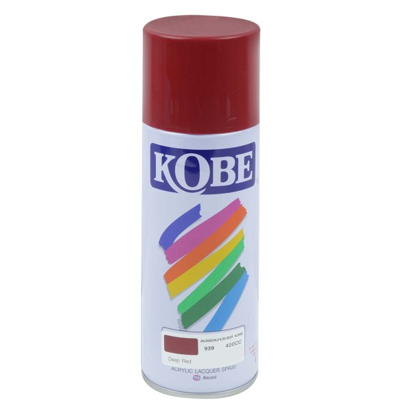 KOBE สีสเปรย์ #939 (แดงเลือดหมู) แบรนด์ TOA PAINT - ฮาร์ดแวร์ ราคา 49 บาท
