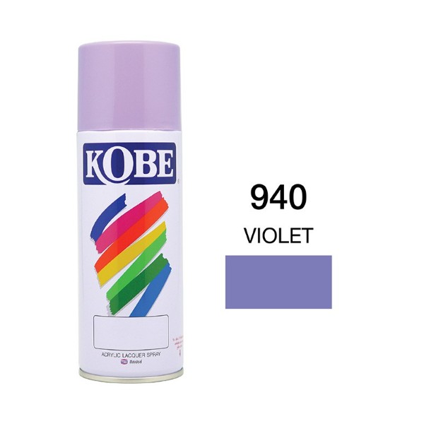 KOBE สีสเปรย์ #940 (ม่วง) แบรนด์ TOA PAINT - ฮาร์ดแวร์ ราคา 49 บาท
