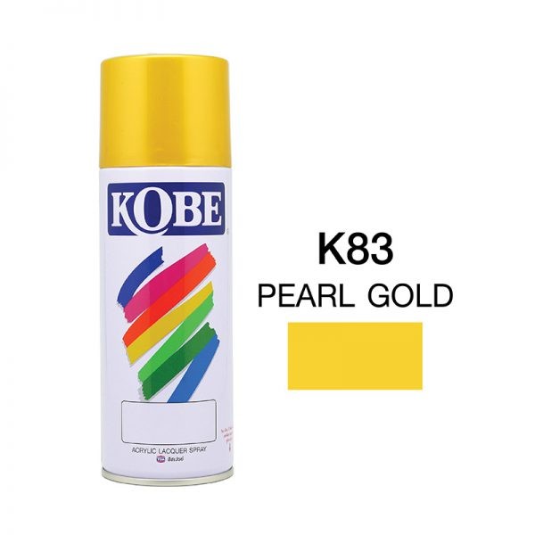 KOBE สีสเปรย์ เกรดพิเศษ #K83 400ซีซี KOBE สีสเปรย์ เกรดพิเศษ #K83 400ซีซี - ดำรงค์โฮมพลัส