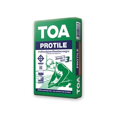 TOA กาวซีเมนต์เขียว โปรไทล์ 20กก. ผงเทา TOA กาวซีเมนต์เขียว โปรไทล์ 20กก. ผงเทา - ดำรงค์โฮมพลัส