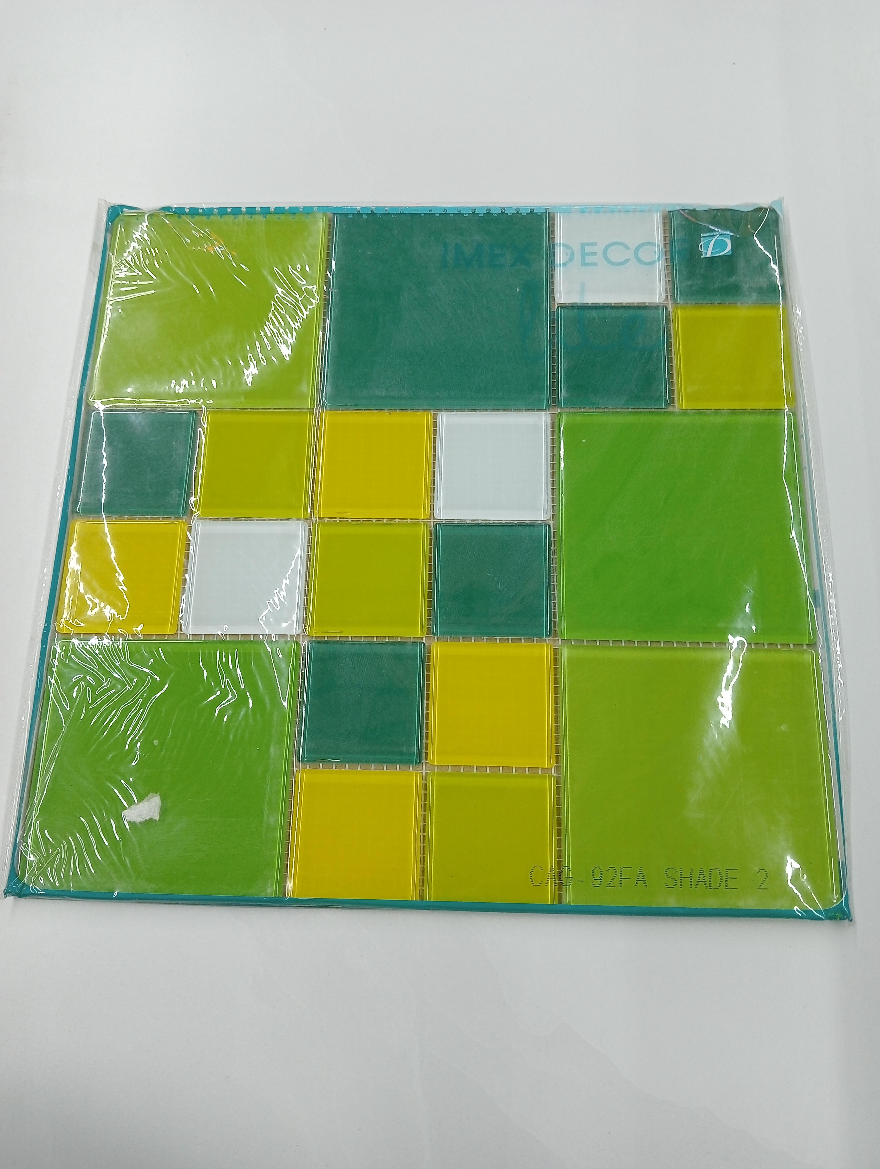 IMEX โมเสคแก้ว 30*30 LITE FANTASY KIWI CAG-92FA แบรนด์ IMEX - ตกแต่ง ราคา 155 บาท