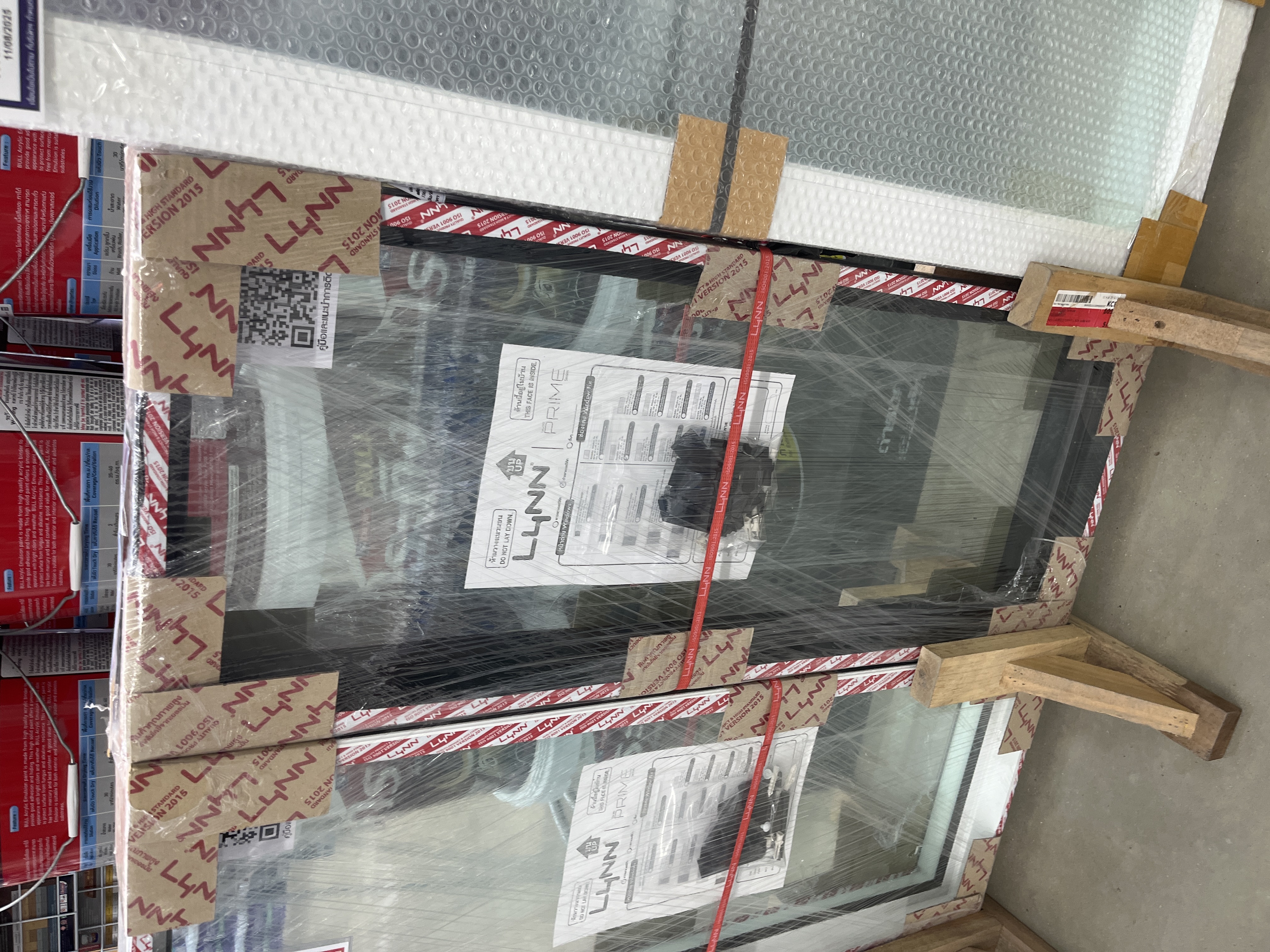 LYNN ช่องแสง LP-S3-W10-BL1 ดำ 40*100cm.