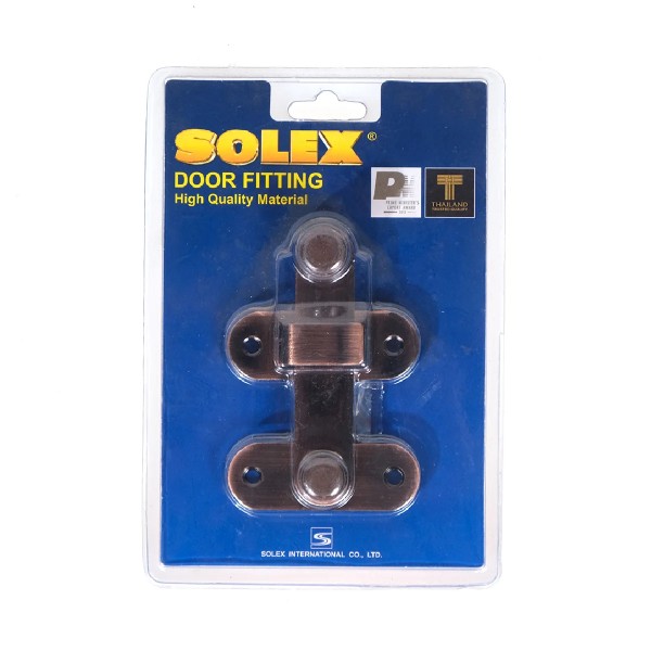 SOLEX กลอนสับแสตนเลส รุ่น E สี AC 3นิ้ว SOLEX กลอนสับแสตนเลส รุ่น E สี AC 3นิ้ว - ดำรงค์โฮมพลัส