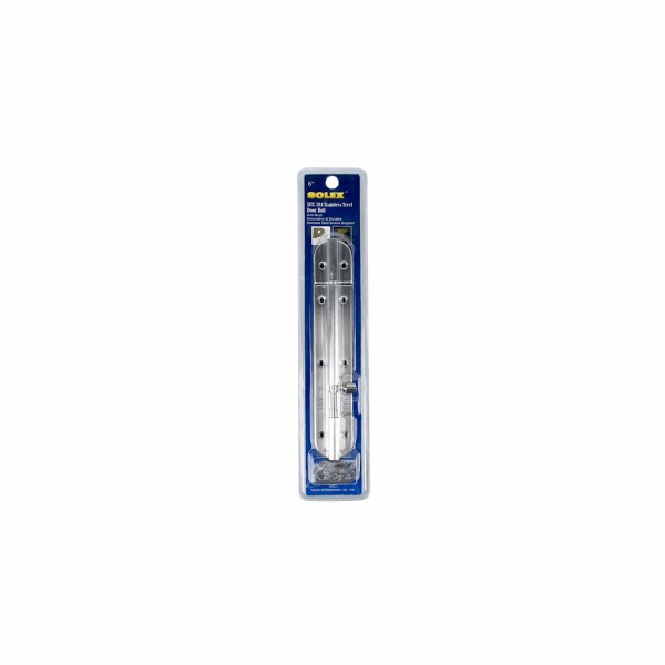 SOLEX กลอนแสตนเลส 304 หัวกลม 6นิ้ว SOLEX กลอนแสตนเลส 304 หัวกลม 6นิ้ว - ดำรงค์โฮมพลัส