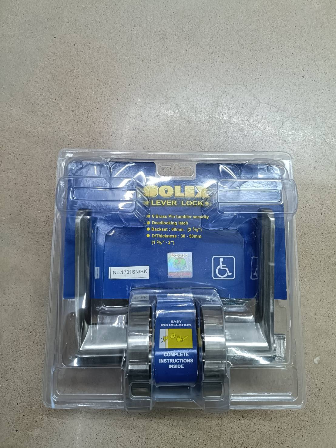 SOLEX กุญแจมือบิด NO.1701SN/BK SOLEX กุญแจมือบิด NO.1701SN/BK - ดำรงค์โฮมพลัส
