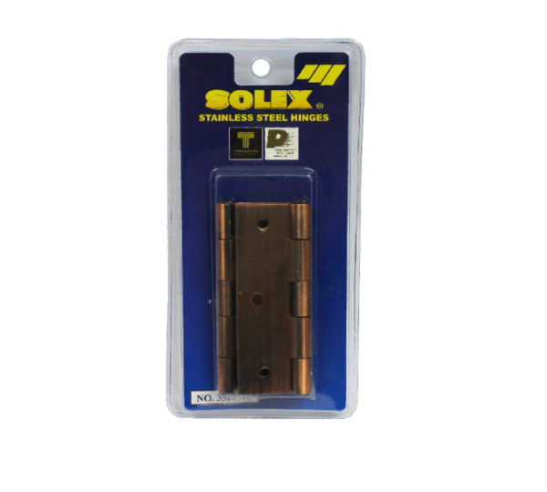 SOLEX บานพับแสตนเลส NO.3522AC (แพ็ค 3 Pcs.) แผง SOLEX บานพับแสตนเลส NO.3522AC (แพ็ค 3 Pcs.) แผง - ดำรงค์โฮมพลัส