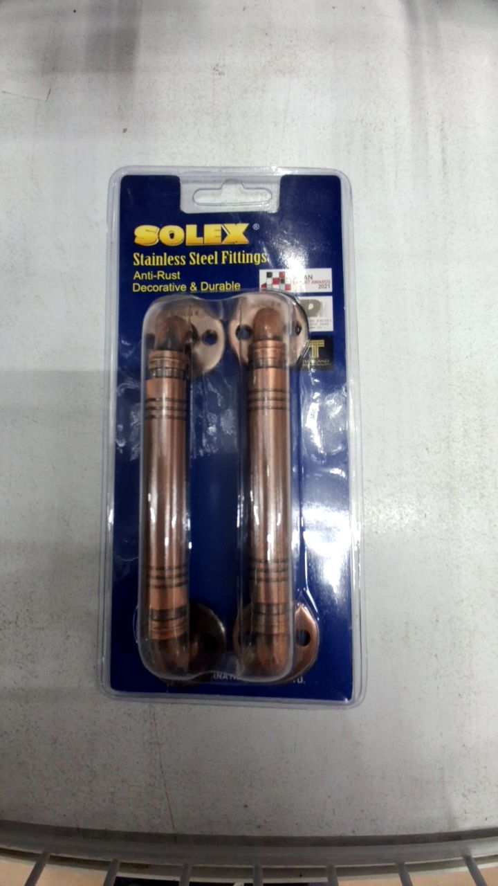 SOLEX มือจับแสตนเลส NO.135AC แพ็ค2 (แผง) แบรนด์ SOLEX - ตกแต่ง ราคา 215 บาท