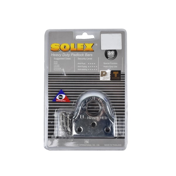 SOLEX สายยูกุญแจคล้อง (U-HARDENED) 69MM. SOLEX สายยูกุญแจคล้อง (U-HARDENED) 69MM. - ดำรงค์โฮมพลัส