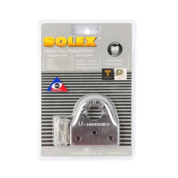 SOLEX สายยูกุญแจคล้อง สีAC 69MM. แบรนด์ SOLEX - ตกแต่ง ราคา 135 บาท
