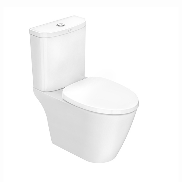 AMERICAN STANDARD สุขภัณฑ์สองชิ้น คอมแพค โคดี้ 3/4.2 ลิตร สีขาว ฝาซอฟ 2407SC-WT-0