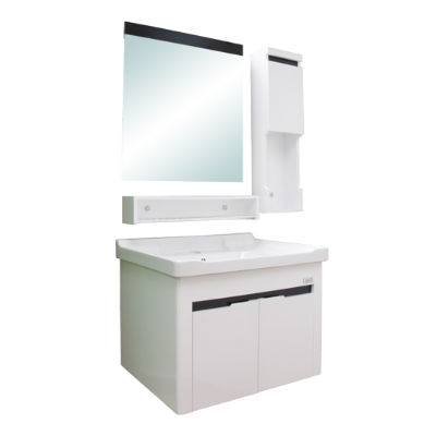 HAUS เคาน์เตอร์ PVC H8020 พร้อมกระจก+ตู้ข้าง สีขาวไฮกลอส HAUS เคาน์เตอร์ PVC H8020 พร้อมกระจก+ตู้ข้าง สีขาวไฮกลอส - ดำรงค์โฮมพลัส