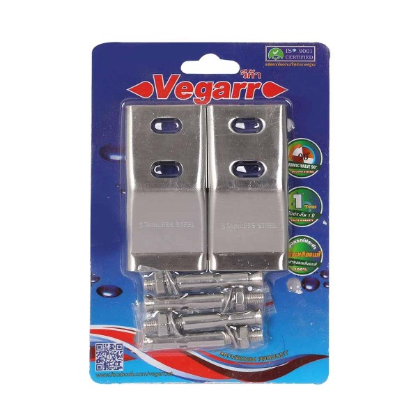 VEGARR ขาแขวนอ่างล้างหน้า สแตนเลสอย่างหนา HNG33 VEGARR ขาแขวนอ่างล้างหน้า สแตนเลสอย่างหนา HNG33 - ดำรงค์โฮมพลัส