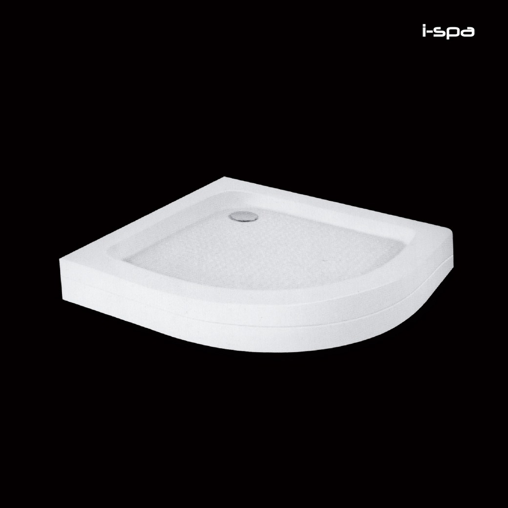 ISPA ถาดฉากกั้น รุ่นI-CUR-ST001 90*90 42 cm. ISPA ถาดฉากกั้น รุ่นI-CUR-ST001 90*90 42 cm. - ดำรงค์โฮมพลัส