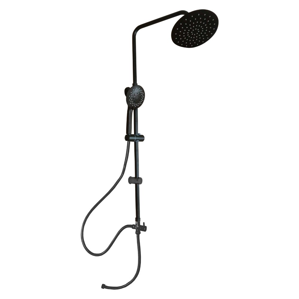 VEGARR ชุด Rain shower สีดำทั้งชุด พร้อมหัวฝักบัวสายอ่อน 3ระบบ T-898BK VEGARR ชุด Rain shower สีดำทั้งชุด พร้อมหัวฝักบัวสายอ่อน 3ระบบ T-898BK - ดำรงค์โฮมพลัส