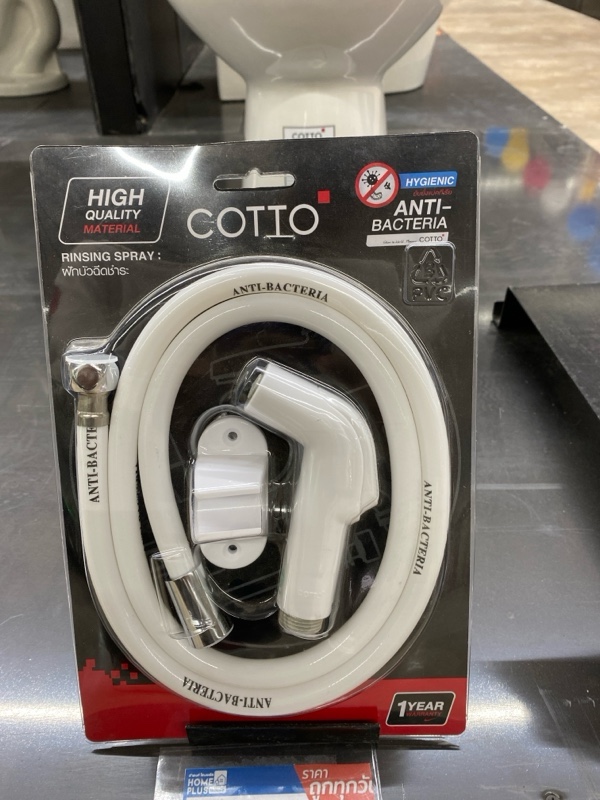 COTTO ฝักบัวฉีดชำระ CT993NH#WH(HM) สีขาว COTTO ฝักบัวฉีดชำระ CT993NH#WH(HM) สีขาว - ดำรงค์โฮมพลัส