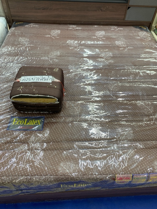 LK ที่นอนยางพาราอัดหนา 6ฟุต หนา8 ECO Latex คละสี