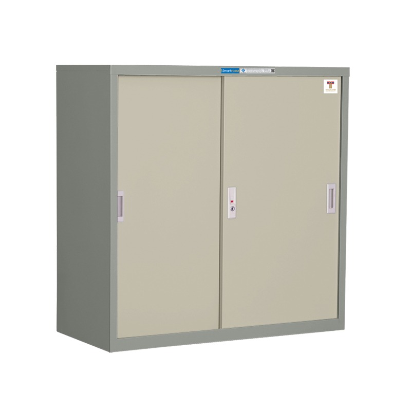 ตู้บานเลื่อน Smart Form SD-013T 880*400*880มม. สีเทากลาง