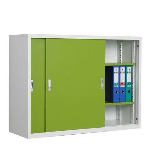 ตู้บานเลื่อน Smart Form SD-014T 1200-400-880มม. สีขาว/เขียว