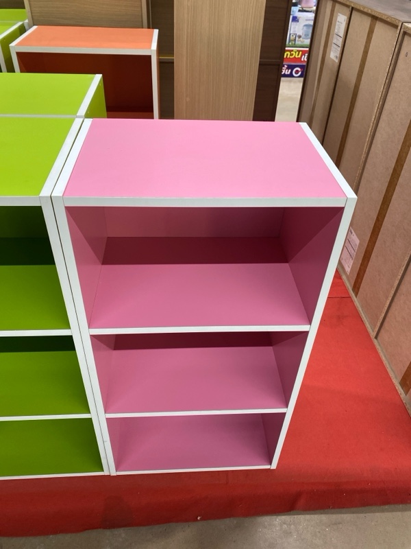 ชั้นอเนกประสงค์ 3 ช่อง 420*290*790มม. สีชมพู ชั้นอเนกประสงค์ 3 ช่อง 420*290*790มม. สีชมพู - ดำรงค์โฮมพลัส