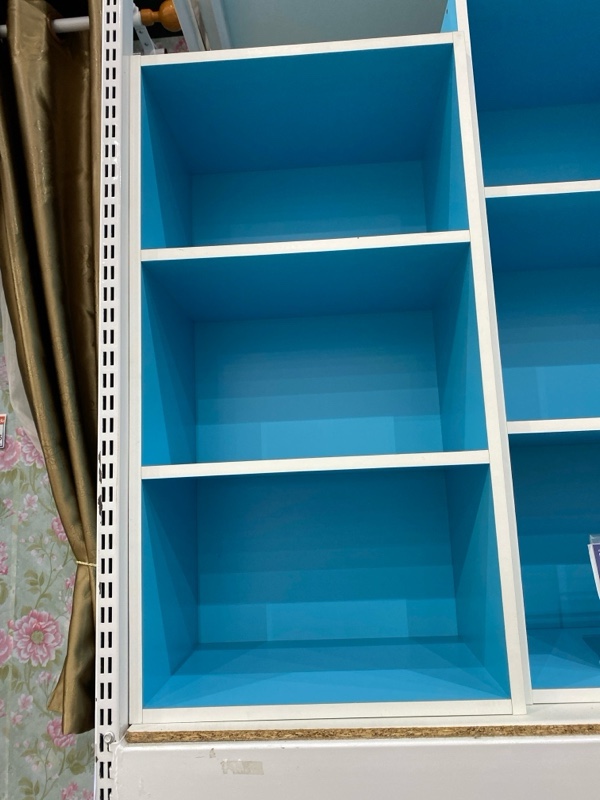 ชั้นอเนกประสงค์ 3 ช่อง 420*290*790มม. สีฟ้า