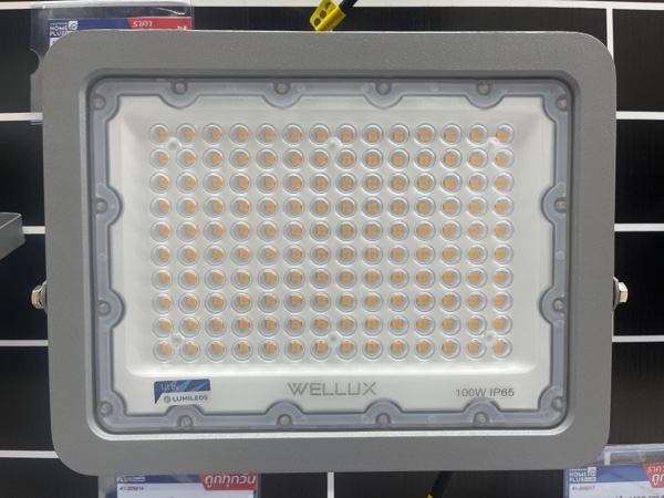 WELLUX สปอร์ตไลท์ FRD 100 วัตต์ วอร์มไวท์