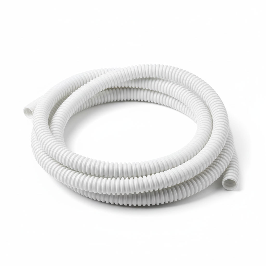 NANO ท่ออ่อนลายลูกฟูก NNCW18(10M) (1/2) 10ม. ขาว แบรนด์ NANO - ระบบไฟฟ้าและระบบน้ำ ราคา 190 บาท