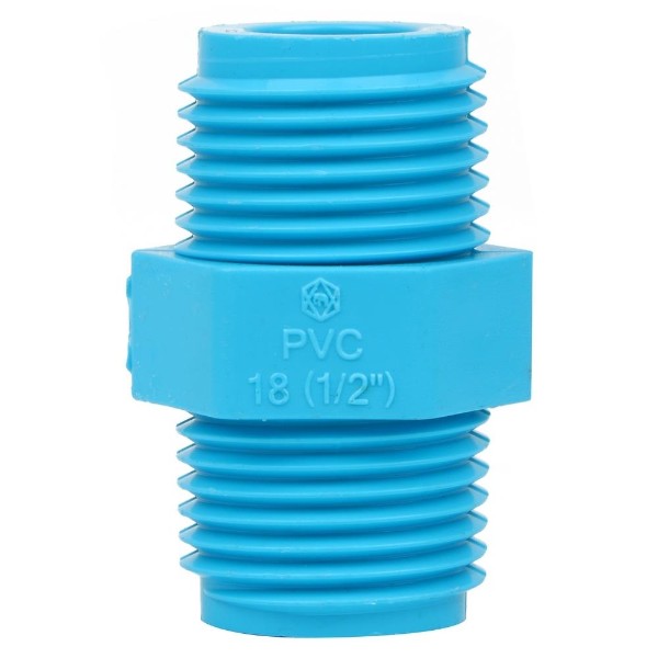 ท่อน้ำไทย นิปเปิ้ล PVC 1/2 นิ้ว ท่อน้ำไทย นิปเปิ้ล PVC 1/2 นิ้ว - ดำรงค์โฮมพลัส