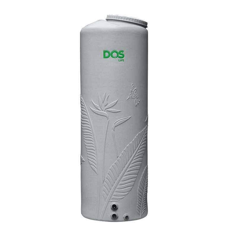 DOS ถังเก็บน้ำ PARADISE สีเทา HY-64/GG-700L + ลูกลอย 1 นิ้ว