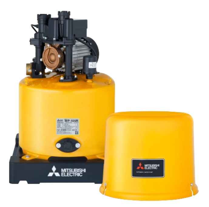 MITSUBISHI ปั๊มน้ำอัตโนมัติ ถังกลม WP-105R