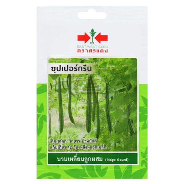 ศรแดง SV บวบเหลี่ยม F1 ซุปเปอร์กรีน(เมล็ดเคลือบ) (VP28 10S TH) ศรแดง SV บวบเหลี่ยม F1 ซุปเปอร์กรีน(เมล็ดเคลือบ) (VP28 10S TH) - ดำรงค์โฮมพลัส