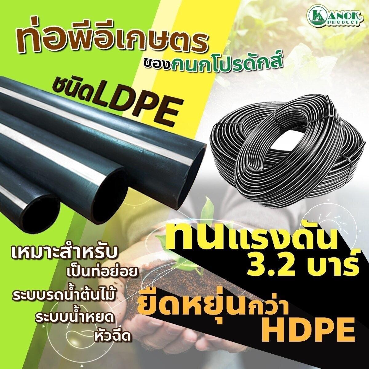 KANOK ท่อPEคาดขาว 398-20(PN3.2) 20มิล(200ม./ม้วน)