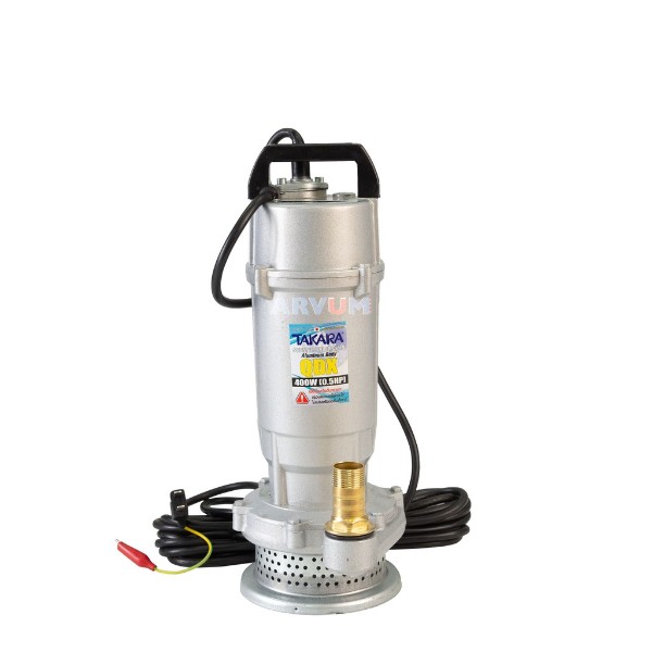 TAKARA ปั๊มจุ่มแช่อลูมิเนียมดูดน้ำสะอาด(QDX)400W 1 นิ้ว