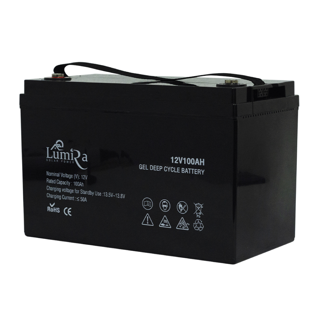 LUMIRA แบตเตอรี่ Gel Deep Solar Battery 12V 100Ah LUMIRA แบตเตอรี่ Gel Deep Solar Battery 12V 100Ah - ดำรงค์โฮมพลัส