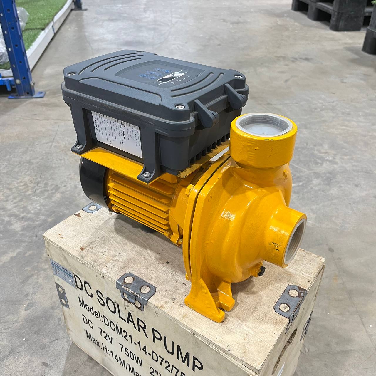 ปั๊มน้ำหอยโข่งโซล่าเซลล์ DCM21-14-D72/750W 2นิ้ว