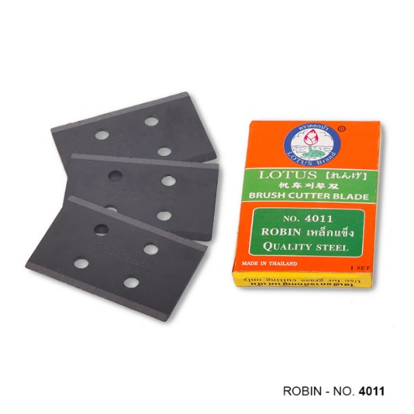 ใบมีดแบบติดจานยึด NO.4011 ROBIN (3ใบ/SET) 70x45xt2.0 mm. เกรดเหล็กแข็ง (10/กล่อง) ใบมีดแบบติดจานยึด NO.4011 ROBIN (3ใบ/SET) 70x45xt2.0 mm. เกรดเหล็กแข็ง (10/กล่อง) - ดำรงค์โฮมพลัส