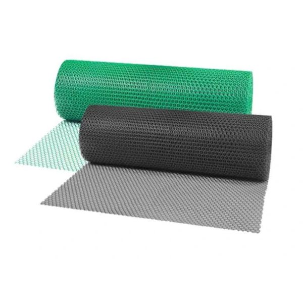 ตาข่ายพลาสติกหกเหลี่ยม PVC 5มิล*90cm.*30m. ดำ