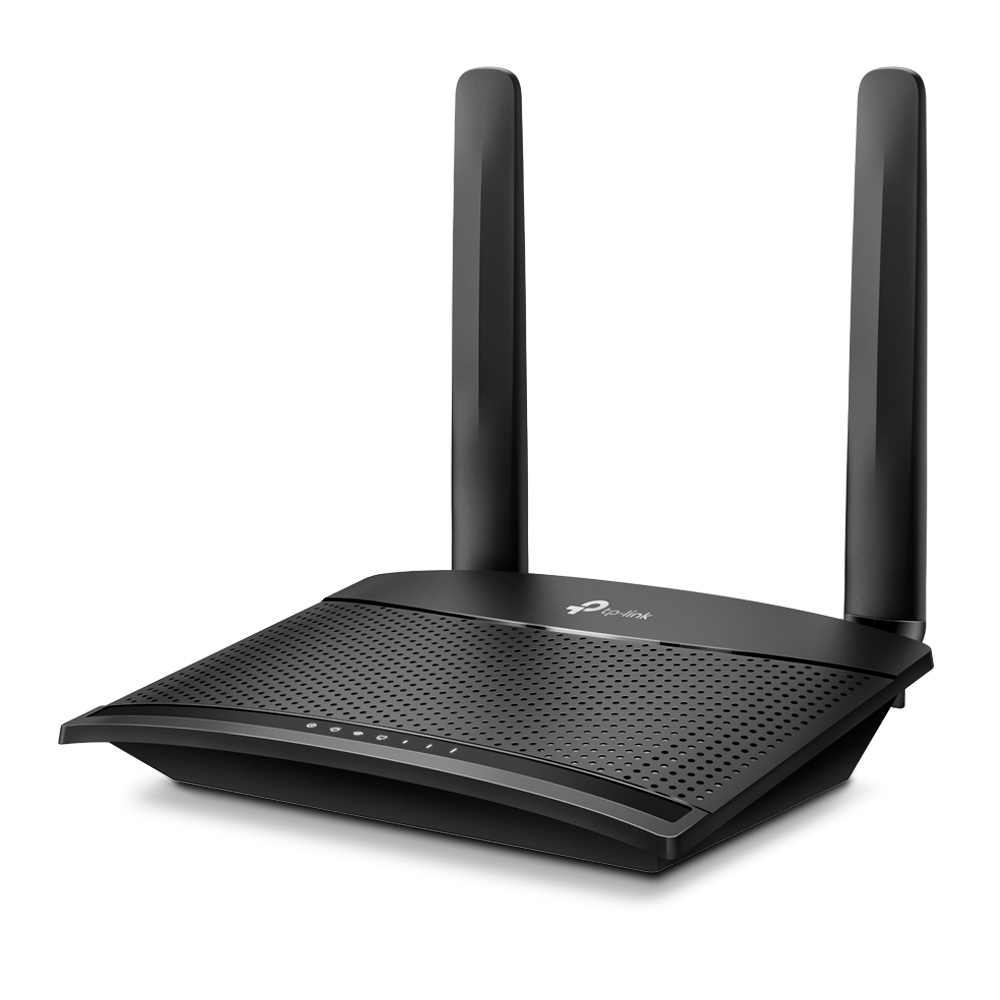 TP LINK เราท์เตอร์ Wi-Fi ใส่ซิม TL-MR100 4G สีดำ