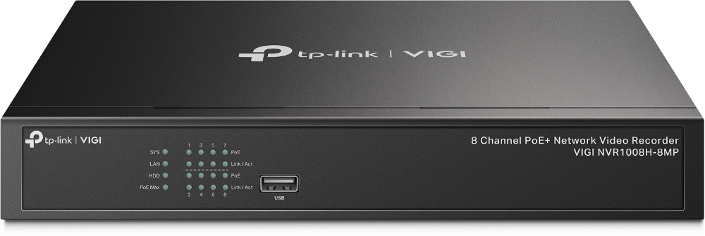 VIGI เครื่องบันทึกวิดิโอ NVR1008H-8MP 8ช่อง