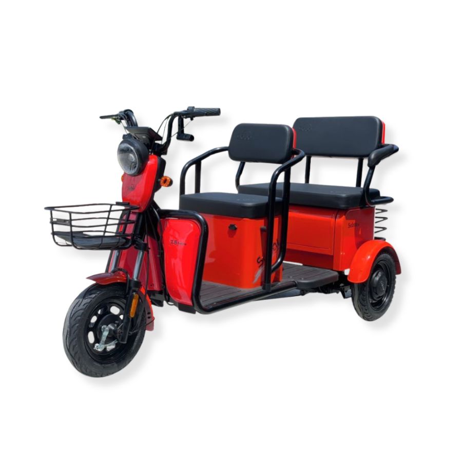 รถจักรยานไฟฟ้า Z5 สามล้อ สีแดง แบรนด์ SABAI - เครื่องใช้ไฟฟ้า ราคา 35,900 บาท
