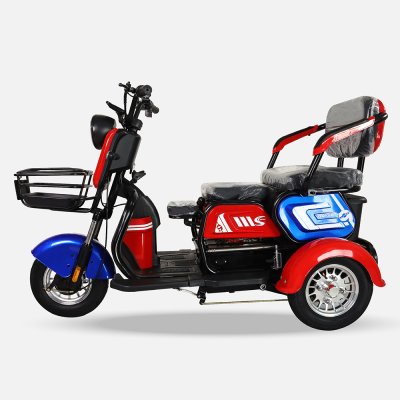SAGASONIC จักรยานไฟฟ้าสามล้อ SA-301X4 สีแดง/น้ำเงิน